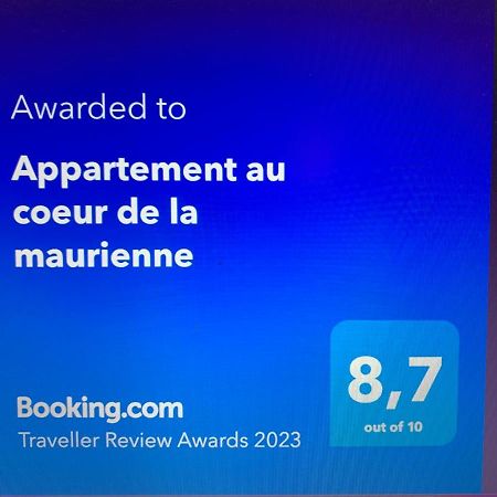 Appartement Au Coeur De La Maurienne Saint-Etienne-de-Cuines Exterior foto